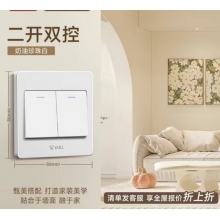 公牛雙開雙控開關(guān)